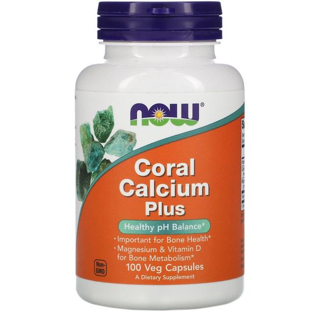 Now Foods, Coral Calcium Plus, 100 Veg Capsules on Productcaster.