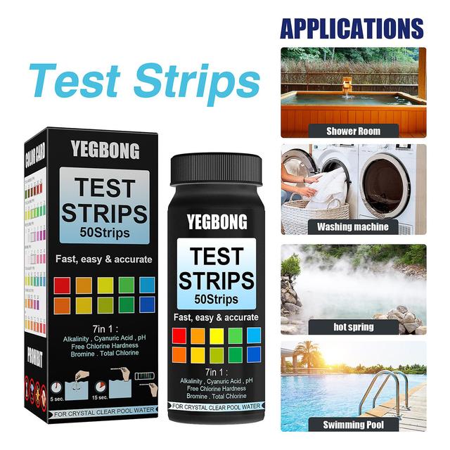 Wabjtam pH Test Strips 0 to 14 for Water & Liquids. pH Strips Drinking Water, Kombucha, Pool,Hotub, Soap, & Urine and Saliva 50pcs on Productcaster.