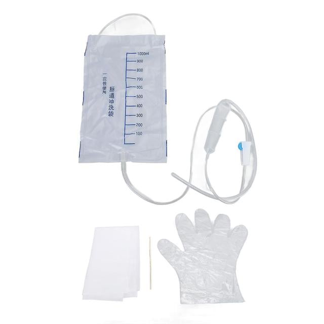 Enema Bag Kit Household Silicone Colon Detox Cleanse Kit For Stress Relief Intestinal Hydrotherapy on Productcaster.