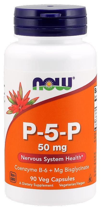 Now Foods P-5-P 50 mg 90 Vegetable Capsules 80 gr on Productcaster.