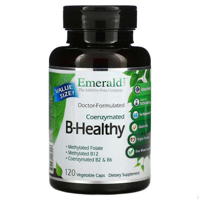 Emerald Laboratories Laboratórios Esmeralda, Coenzymated B-Healthy, 120 Tampas Vegetais on Productcaster.