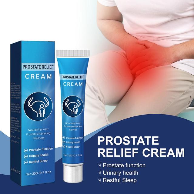 Wtowin Crema de alivio de la próstata para hombres Crema para el cuidado de la próstata Suero de mejora de la próstata con hierbas naturales para l... on Productcaster.