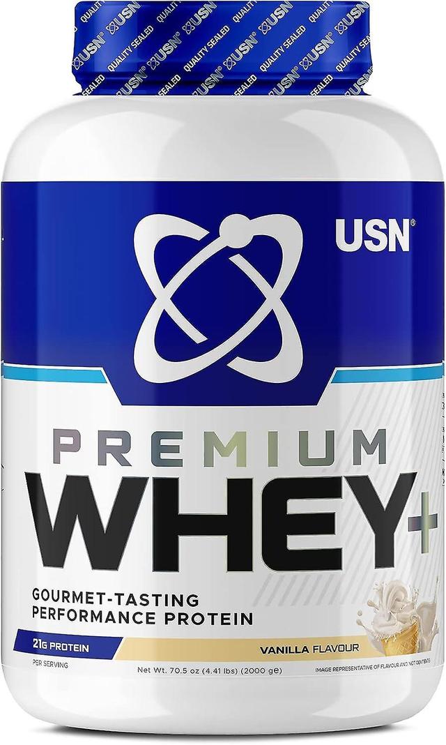 2kg USN vassleproteinpulver gymmuskelbyggnad &; snabb återhämtningsshake vanilj on Productcaster.