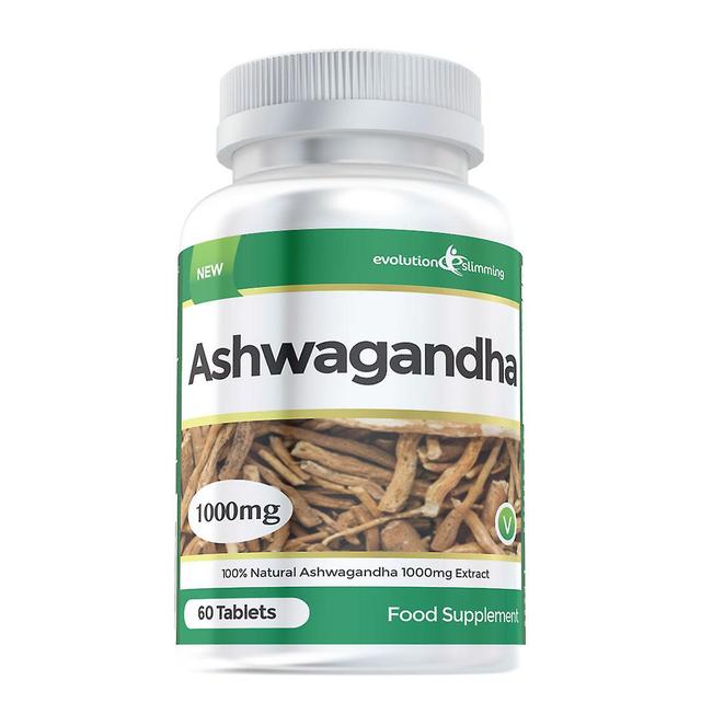 Ashwagandha 1000mg Extract - 60 Tablets - 60 Tablets - Vitamins and Supplements - Evolution Slimming on Productcaster.