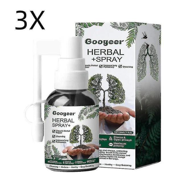 3x Respinature Herbal Lung Cleanse Mist-powerful Lung Support, Herbal Care Essence on Productcaster.