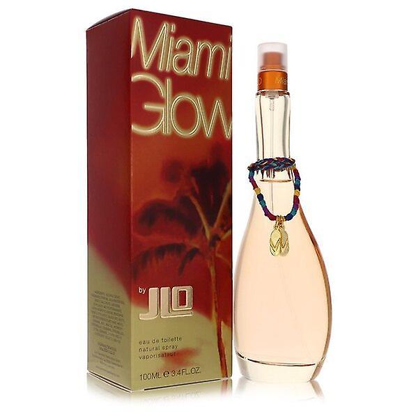 Jennifer Lopez Miami Glow Eau De Toilette Spray 3,3 oz for kvinner Amber 3.3 oz on Productcaster.