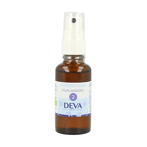 Deva Calm Nights 30 ml of floral elixir on Productcaster.