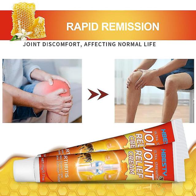 SML Relieve Joint Discomfort Joint Care Cream Promotes Joint Health Bee Knee Cream Fast Acting Formula Effective Pain Relief on Productcaster.