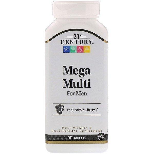 21st Century, Mega Multi for Men, Multivitamin & Multimineral, 90 Tablets on Productcaster.