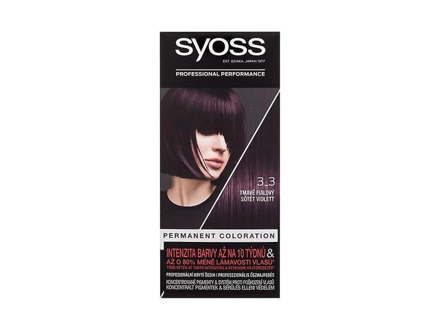 Syoss - Permanent Coloration 3-3 Dark Violet - For Women, 50 ml on Productcaster.