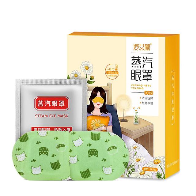 Syfinee Eye Mask Eye Patch Warm Compress Classic Wormwood Eye Care Herbal Extract A 5PCS on Productcaster.