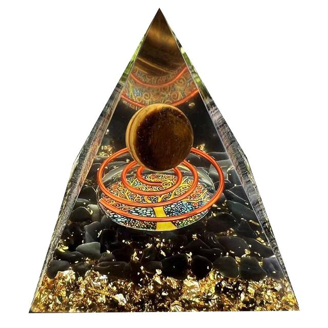 Crystal Pyramid Protection & Positive Energy Generator For Anxiety Relief E3 on Productcaster.