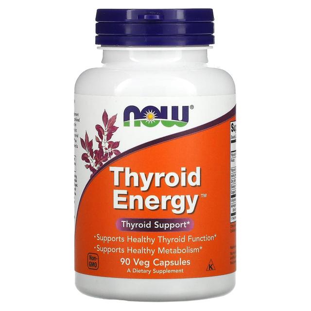 NOW Foods, Thyroid Energy, 90 Veg Capsules on Productcaster.