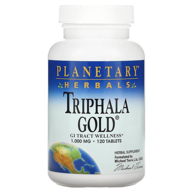 Planetary Herbals Planetariske urter, Triphala Gold, 500 mg, 120 tabletter on Productcaster.