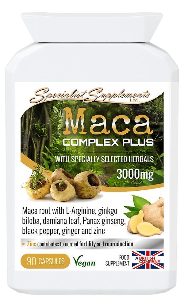 Specialist supplements maca complex plus 90's on Productcaster.