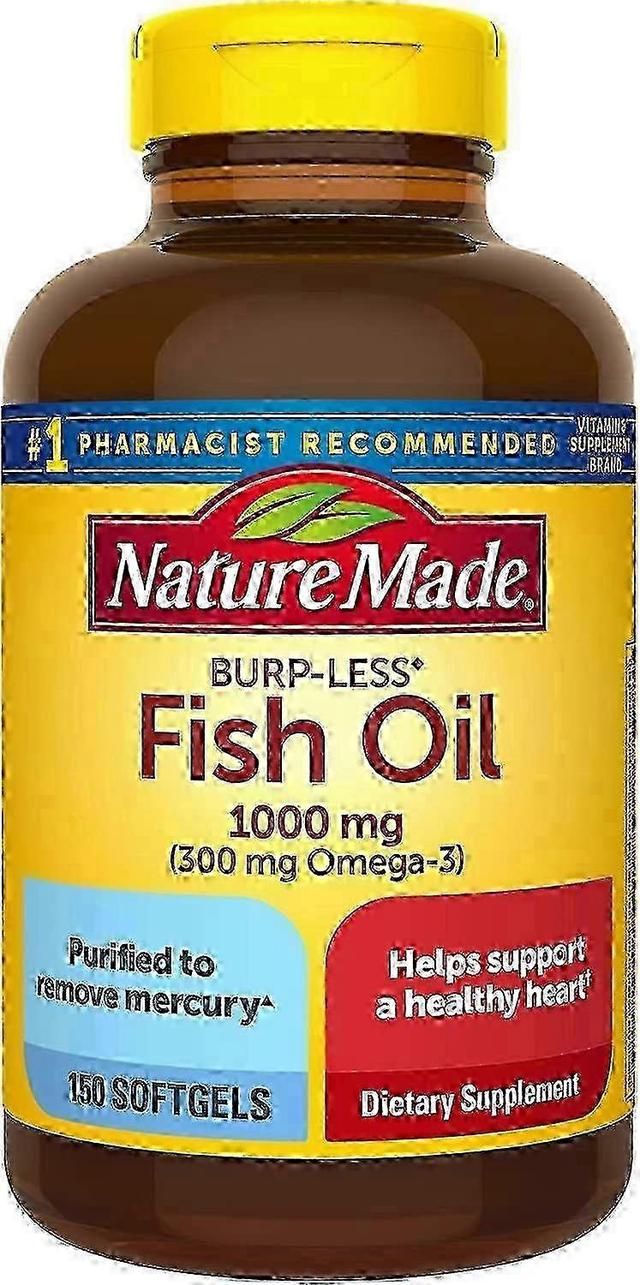 Nature made fish oil, 1000 mg, liquid softgels, 150 ea on Productcaster.