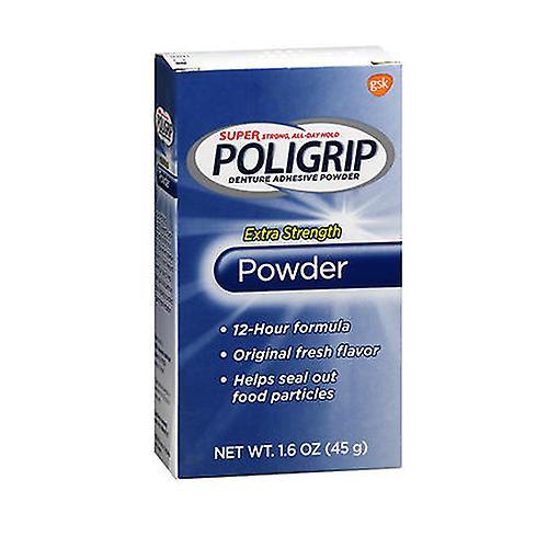 Super Poligrip Denture Adhesive Powder, Count of 1 (Pack of 1) on Productcaster.