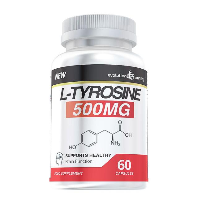 L-tyrozín 500mg - 60 kapsúl - zdravie mozgu, srdca a kĺbov - Evolution Slimming on Productcaster.