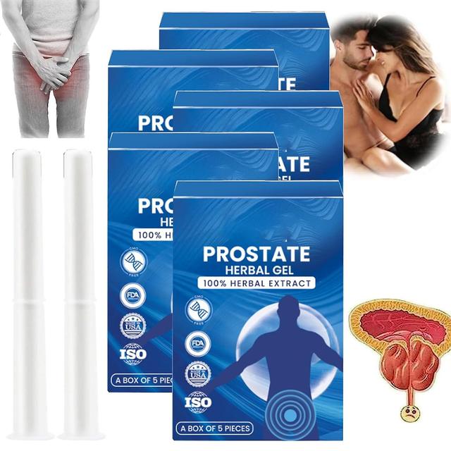 Frusde Natural Prostate Herbal Gel, Prostate Natural Herbal Gel, Prostate Health Products For Men, Recover Prostate Health And Vitality 5Box - 25pcs on Productcaster.