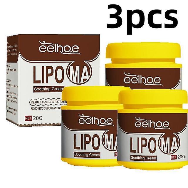 3x Creme de remoção de lipoma eficaz antitumoral remover pomada de caroço de gordura extratos de ervas Nodular Skin Sinching Tratamento indolor on Productcaster.