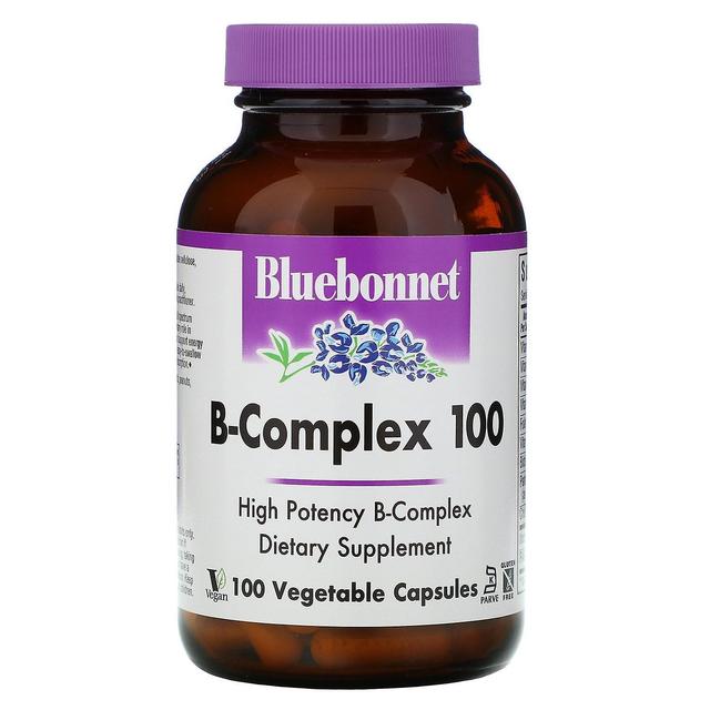 Bluebonnet Nutrition, B-Complex 100, 100 kapsułek roślinnych on Productcaster.