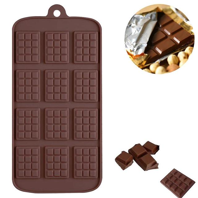 Hrhmv Silicone mold with 12 chocolate bars, chocolate bar, chocolate mold 1 pcs on Productcaster.