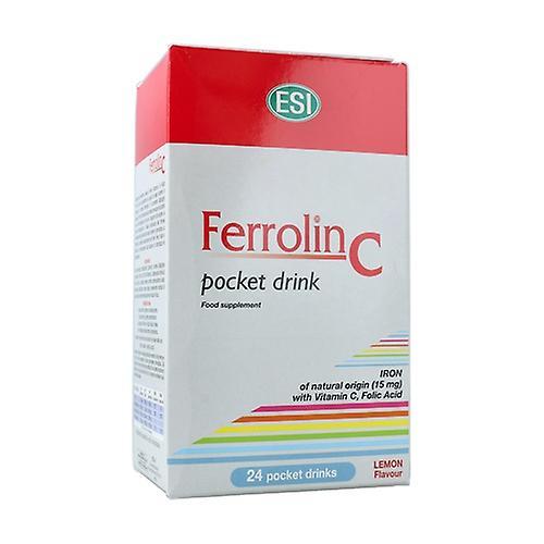 ESI Ferrolin C Pocket -juoma 24 pakettia (sitruuna) on Productcaster.