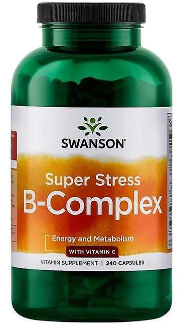 Swanson Super Stress B-Complex com Vitamina C 240 caps on Productcaster.