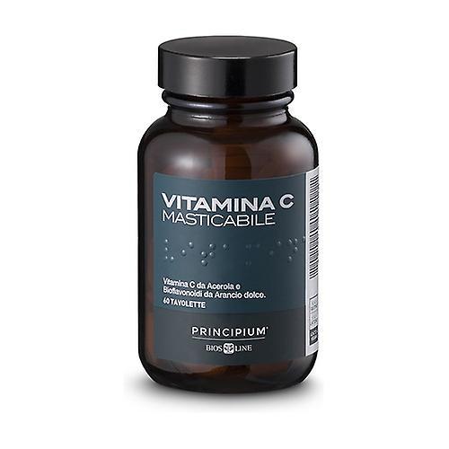 Principium Chewable Vitamin C 120 tyggetabletter (Kirsebær) on Productcaster.