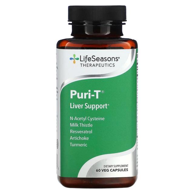 LifeSeasons, Puri-T, Liver Support, 60 Veg Capsules on Productcaster.