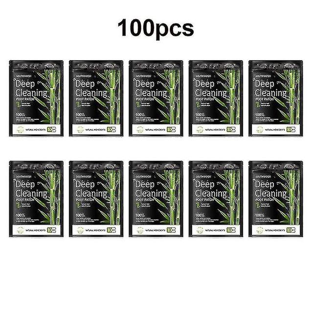 100/50/30stk Detox fodplaster dybt rensende fodpude stresslindring fødder afgiftning rengøring bod 100stk513 on Productcaster.