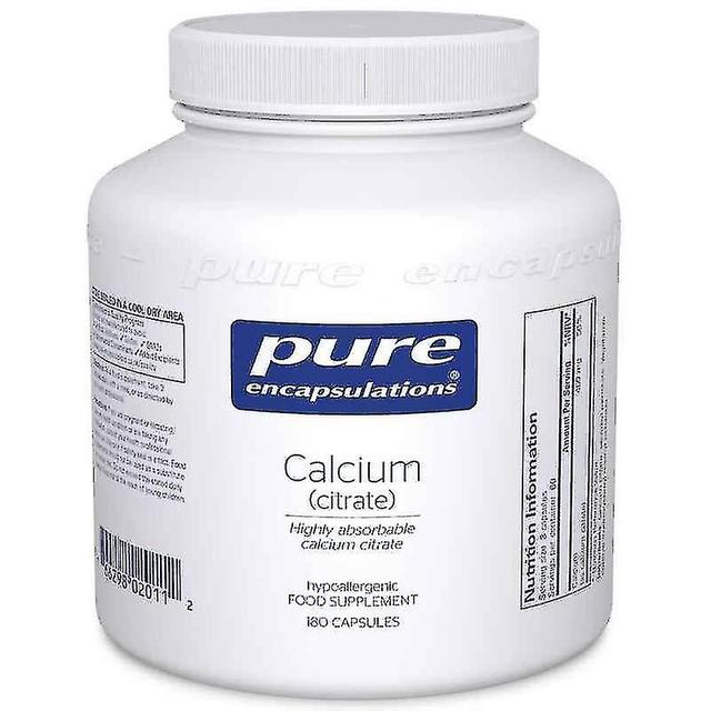 Pure Encapsulations Calcium (citraat) Capsules 180 on Productcaster.