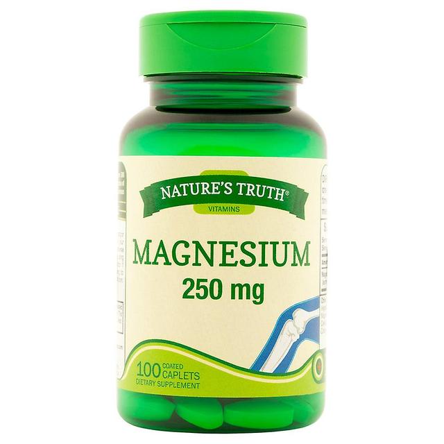 Nature's truth magnesium, 250 mg, coated caplets, 100 ea on Productcaster.