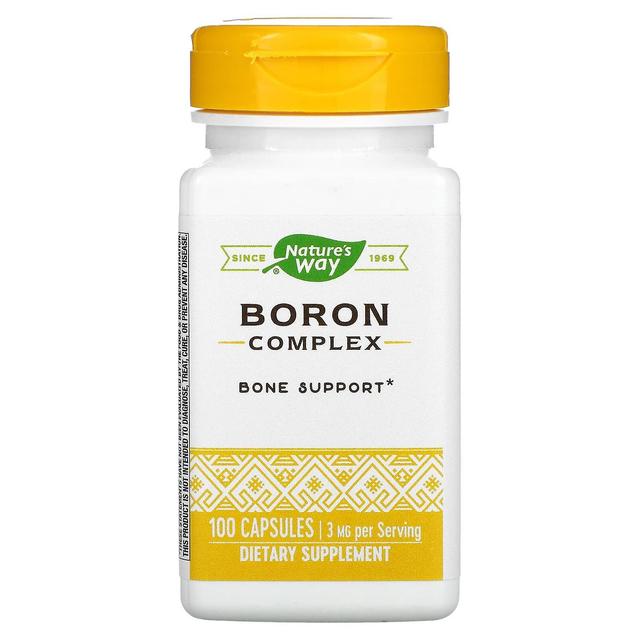 Nature's Way, Boron Complex, 3 mg, 100 Capsules on Productcaster.