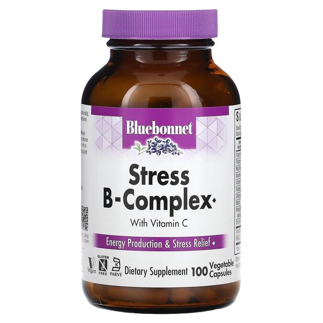 Bluebonnet Nutrition, Stress B-Complex, 100 Vegetable Capsules on Productcaster.