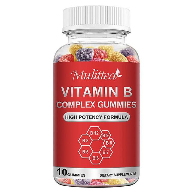 Beitong Mulittea Vitamin B Complex Vegan Gummies Vitamin B12 Biotin For Improve Stress Energy Healthy Increase Immune System Supplement 60pcs on Productcaster.