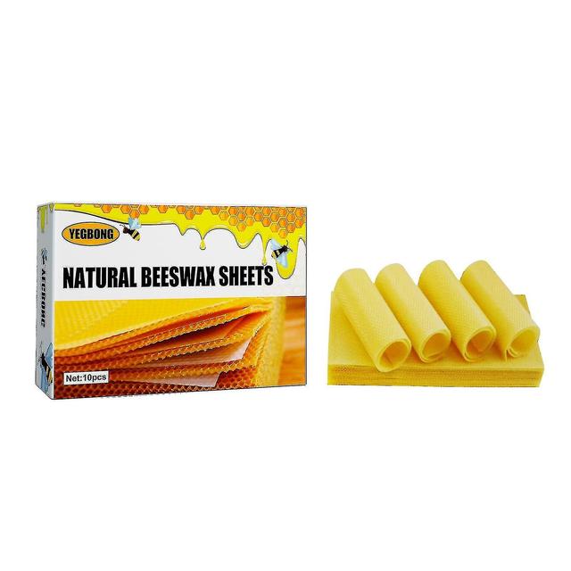 2x Natural Beeswax Sheets Wax Tablets Beekeeping Eqiupment Excellent Deep Room Nest Honey Hive Frame Pieces Honey Beeswax Sheets Wax Tablets Hive Base on Productcaster.