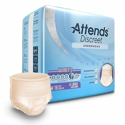 Attends Female Adult Absorbent Underwear, Count of 16 (Pack of 1) on Productcaster.