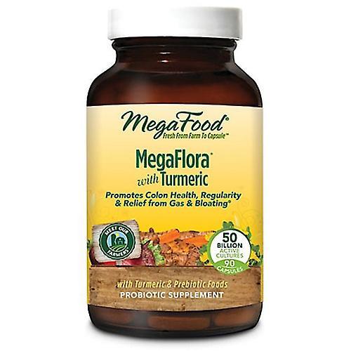 MegaFood MegaFlora Probiotikum s kurkumou, 90 čiapok (balenie po 1) on Productcaster.