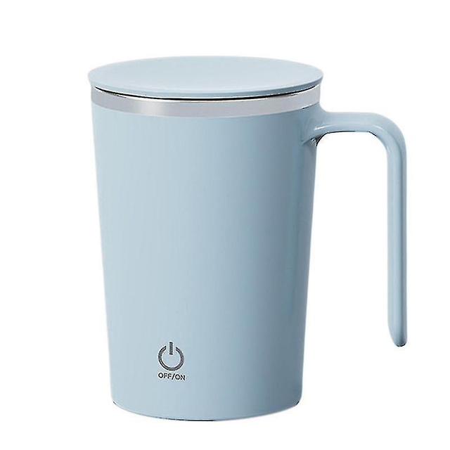 400ml Coffee Stirrer Double Click Control Protein Powder Coffee Auto Magnetic Cup Daily Use Blue on Productcaster.