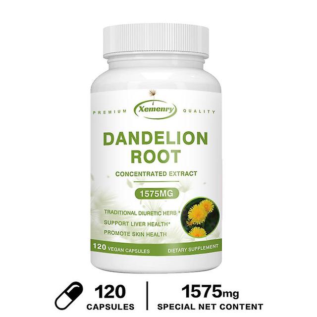 Vorallme Dandelion Root 1575 Mg High Potency Traditional Diuretic Per Serving Supports Overall Health And Well-being - Non-gmo 120 Capsules on Productcaster.