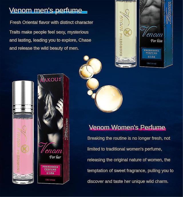 2x Pheromone Perfume For Men Women, Roll-on Pheromone Infused Essential Oil Perfume Cologne, Sexy Roller Pheromone Hk on Productcaster.