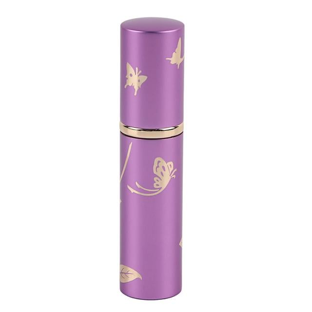 Portable Perfume Bottle Aluminum Atomizer Empty Cosmetic Spray Bottle 10ml (Purple) on Productcaster.