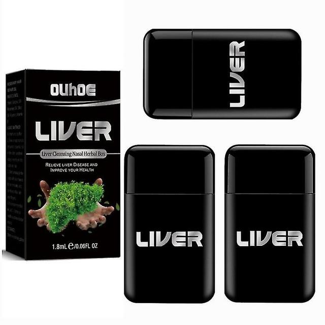 3x Herbal Repair Nasal Box Liver Cleaning Health Care Detox Repair Nasal Lung 1.8ml on Productcaster.