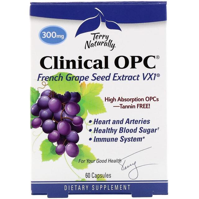 Terry Naturally, Clinical OPC, 300 mg, 60 Capsules on Productcaster.