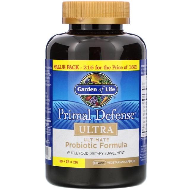 Garden of Life, Primal Defense, Ultra, Ultimate Probiotic Formula, 216 UltraZorb on Productcaster.