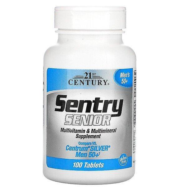 21st Century 21e eeuw, Sentry Senior, Multivitamine & Multimineraal Supplement, Mannen 50+, 100 Tabletten on Productcaster.