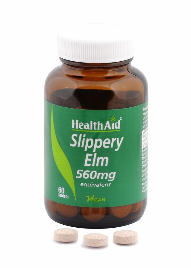 Health Aid Slippery Elm 560mg - Standardised 60 Tablets on Productcaster.