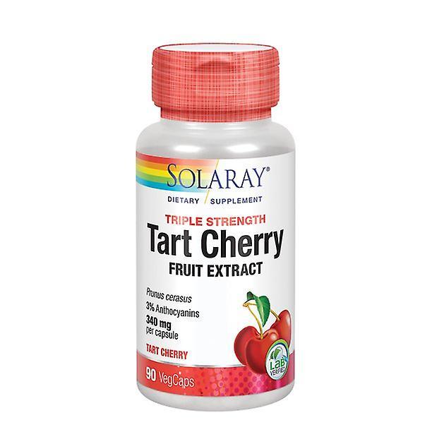 Solaray triple strength tart cherry fruit extract | helps support healthy uric acid levels w/ antioxidants & anthocyanins 90ct on Productcaster.