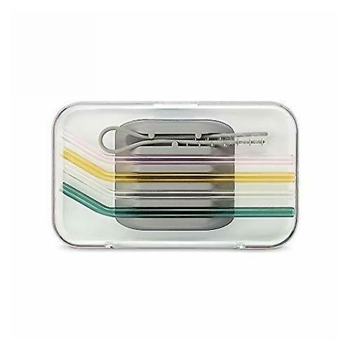 Soma Glass Straw Set Multicolor, 4 Count (Pack of 1) on Productcaster.